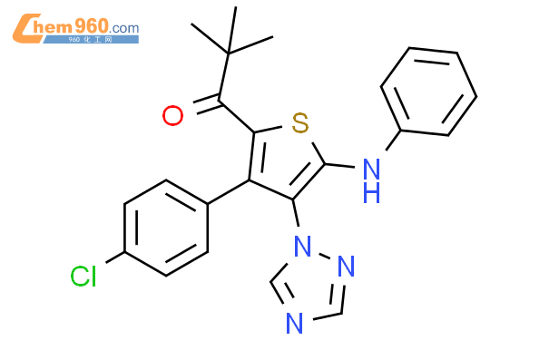 651056 40 5 1 Propanone 1 3 4 Chlorophenyl 5 Phenylamino 4 1H 1 2