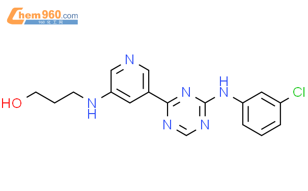 652153 33 8 1 Propanol 3 5 4 3 Chlorophenyl Amino 1 3 5 Triazin 2