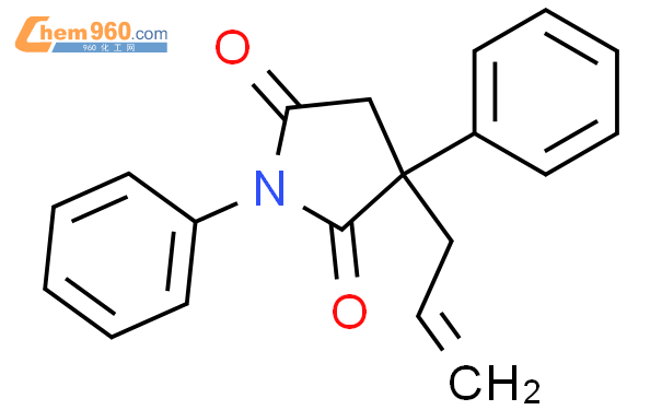 65218 54 4 2 5 PYRROLIDINEDIONE 1 3 DIPHENYL 3 2 PROPENYL 化学式结构式分子