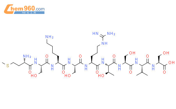 652995 41 0 L Serine L Methionyl L Seryl L Lysyl L Seryl L Arginyl L