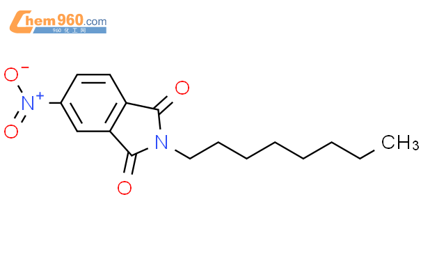 65311 54 8 1H Isoindole 1 3 2H dione 5 nitro 2 octyl 化学式结构式分子式mol