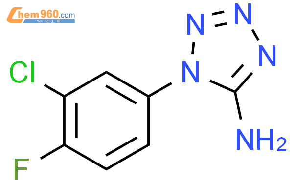 654646 62 5 1H Tetrazol 5 amine 1 3 chloro 4 fluorophenyl CAS号