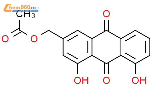 65615 58 9 9 10 Anthracenedione 3 Acetyloxy Methyl 1 8 Dihydroxy