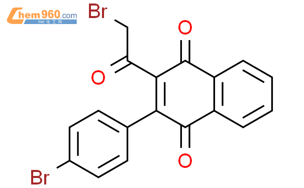 65629 26 7 1 4 Naphthalenedione 2 bromoacetyl 3 4 bromophenyl 化学式