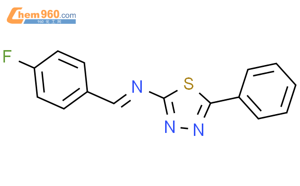 6578 86 5 N 4 fluorobenzylidene 5 phenyl 1 3 4 thiadiazol 2 amineCAS号