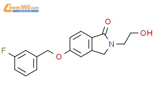 659737 67 4 1H Isoindol 1 One 5 3 Fluorophenyl Methoxy 2 3 Dihydro 2