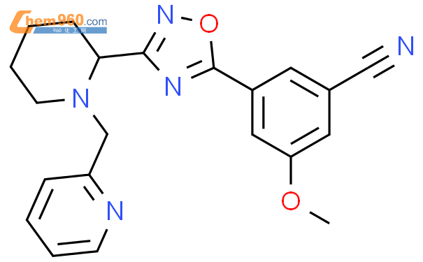 Benzonitrile Methoxy Pyridinylmethyl