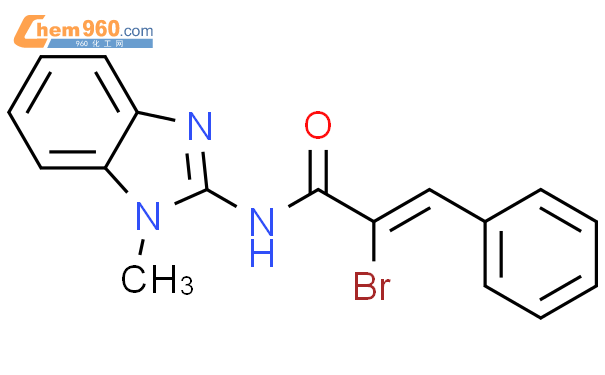 66156 13 6 2 Propenamide 2 Bromo N 1 Methyl 1H Benzimidazol 2 Yl 3