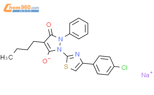 Sodium Butyl Chlorophenyl Thiazol Yl Oxo Phenyl