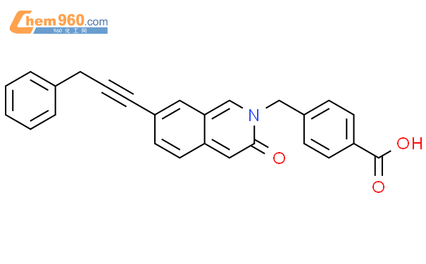 662139 28 8 Benzoic Acid 4 3 Oxo 7 3 Phenyl 1 Propynyl 2 3H