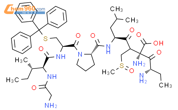 Butanoic Acid Glycyl L Isoleucyl S Triphenylmethyl L