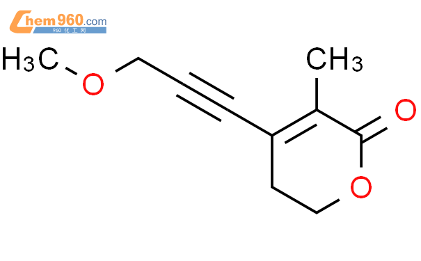 663957 64 0 2H PYRAN 2 ONE 5 6 DIHYDRO 4 3 METHOXY 1 PROPYNYL 3