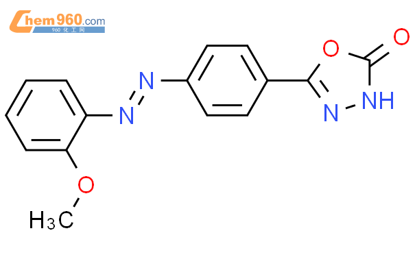 Oxadiazol H One Methoxyphenyl Azo