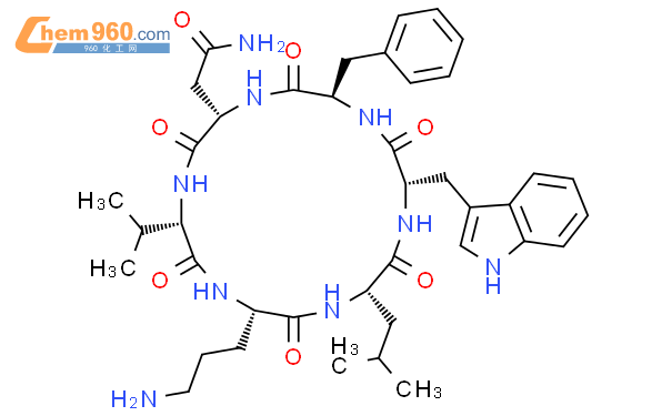 667900 53 0 CYCLO L ASPARAGINYL L VALYL L ORNITHYL L LEUCYL L