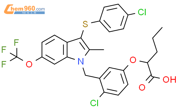 Pentanoic Acid Chloro Chlorophenyl Thio