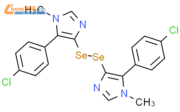 672333 22 1 1H IMIDAZOLE 4 4 DISELENOBIS 5 4 CHLOROPHENYL 1 METHYL