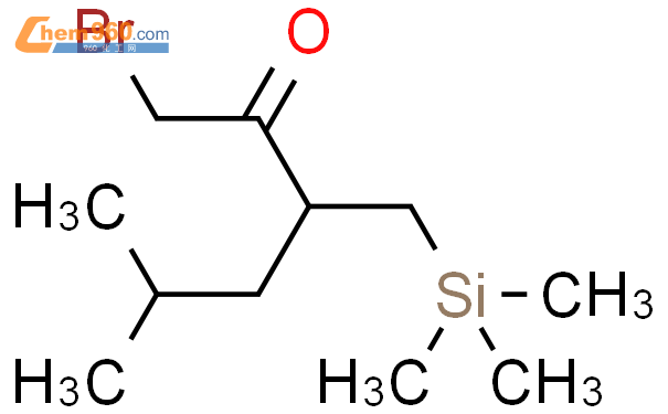 67262 92 4 2 HEXANONE 1 BROMO 5 METHYL 3 TRIMETHYLSILYL METHYL 化学式