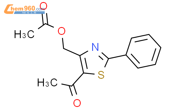 Ethanone Acetyloxy Methyl Phenyl Thiazolyl Cas