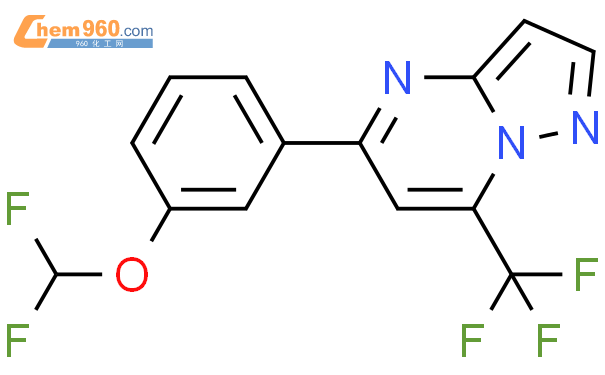 Difluoromethoxy Phenyl Trifluoromethyl Pyrazolo