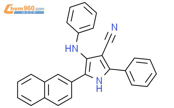 H Pyrrole Carbonitrile Naphthalenyl Phenyl