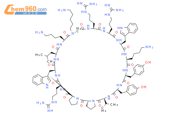 681180 82 5 Cyclo L Arginyl L Arginyl L Tryptophyl L Lysyl L Tyrosyl L