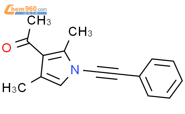 683246 99 3 Ethanone 1 2 4 Dimethyl 1 Phenylethynyl 1H Pyrrol 3 Yl