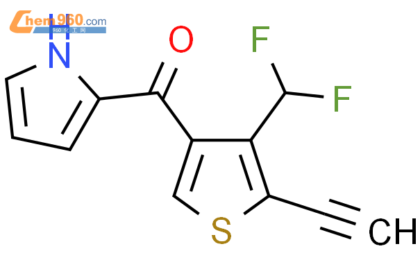 683787 58 8 Methanone 4 Difluoromethyl 5 Ethynyl 3 Thienyl 1H