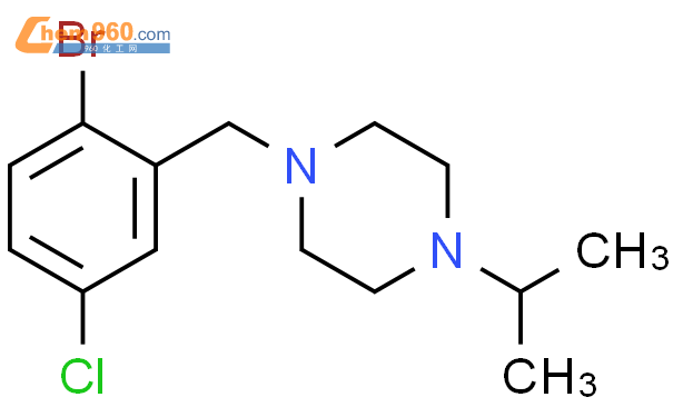 685535 69 7 1 2 bromo 5 chloro benzyl 4 isopropyl piperazineCAS号