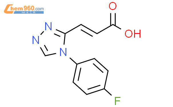 689251 17 0 2 Propenoic Acid 3 4 4 Fluorophenyl 4H 1 2 4 Triazol 3