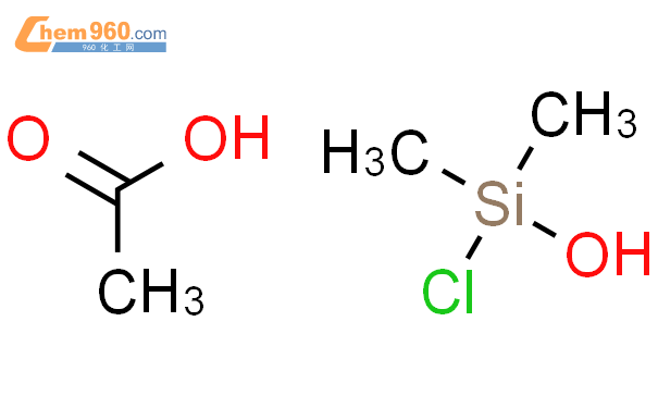 Acetic Acid Chloro Hydroxy Dimethylsilanecas