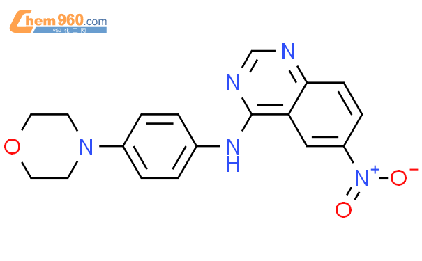 Quinazolinamine N Morpholinyl Phenyl Nitro Cas