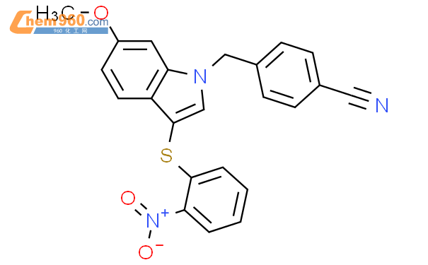 Benzonitrile Methoxy Nitrophenyl Thio H