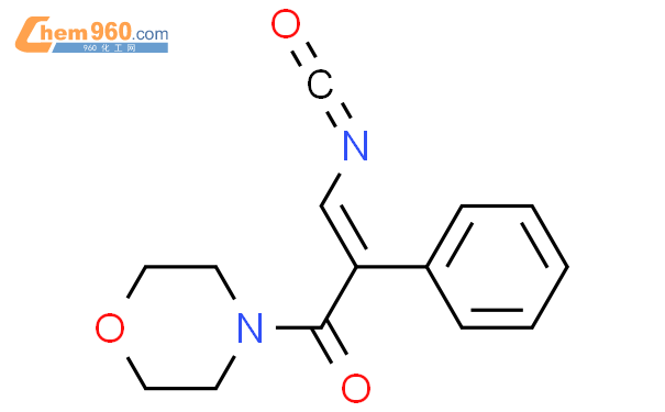 69193 53 9 Morpholine 4 3 isocyanato 1 oxo 2 phenyl 2 propenyl 化学式