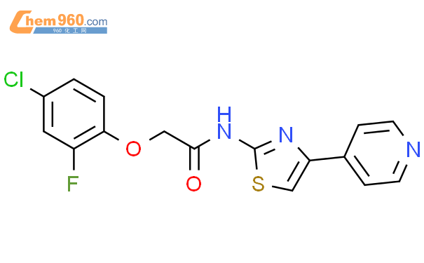 Acetamide Chloro Fluorophenoxy N Pyridinyl