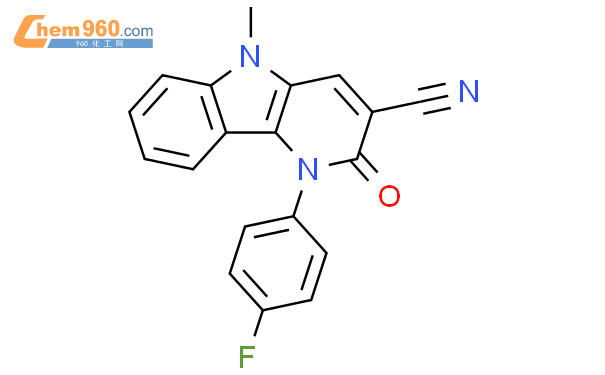 H Pyrido B Indole Carbonitrile Fluorophenyl