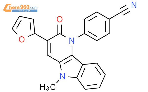 698397 10 3 Benzonitrile 4 3 2 Furanyl 2 5 Dihydro 5 Methyl 2 Oxo 1H