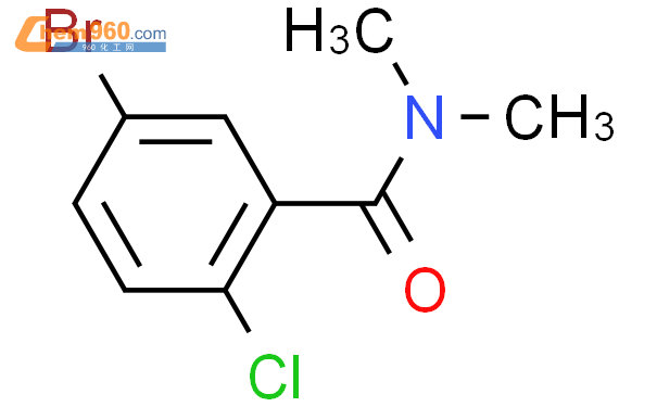 701258 20 0 N N DIMETHYL 5 BROMO 2 CHLOROBENZAMIDE化学式结构式分子式msds 960化工网