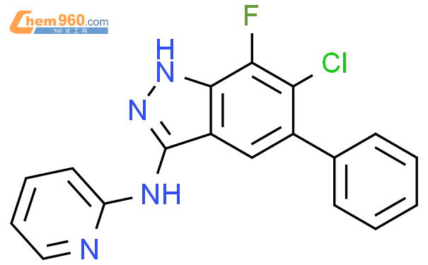 706806 50 0 1H INDAZOL 3 AMINE 6 CHLORO 7 FLUORO 5 PHENYL N 2