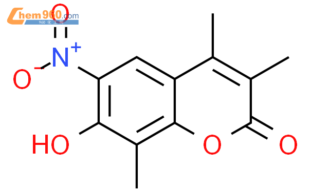 712281 23 7 2H 1 Benzopyran 2 one 7 hydroxy 3 4 8 trimethyl 6 nitro 化学