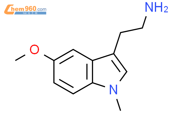 716 06 3 5 methoxy 1 methyl 1H Indole 3 ethanamine化学式结构式分子式mol 960化工网