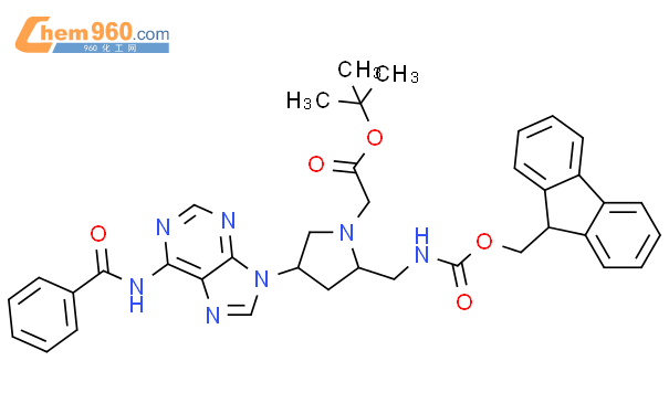 718632 80 5 1 Pyrrolidineacetic Acid 4 6 Benzoylamino 9H Purin 9 Yl