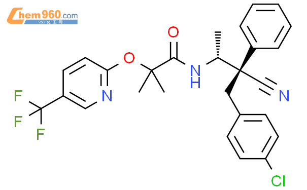 721430 24 6 Propanamide N 1R 2S 3 4 Chlorophenyl 2 Cyano 1 Methyl