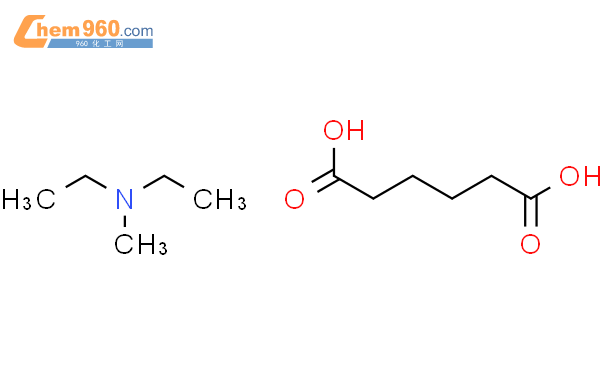 724433 27 6 Hexanedioic acid compd with N ethyl N methylethanamine化学式