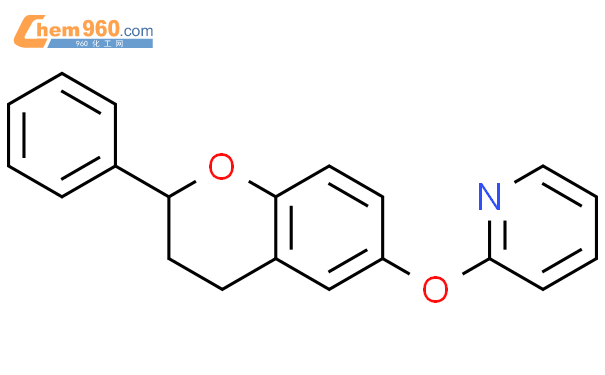 728937 35 7 Pyridine 2 3 4 Dihydro 2 Phenyl 2H 1 Benzopyran 6 Yl Oxy