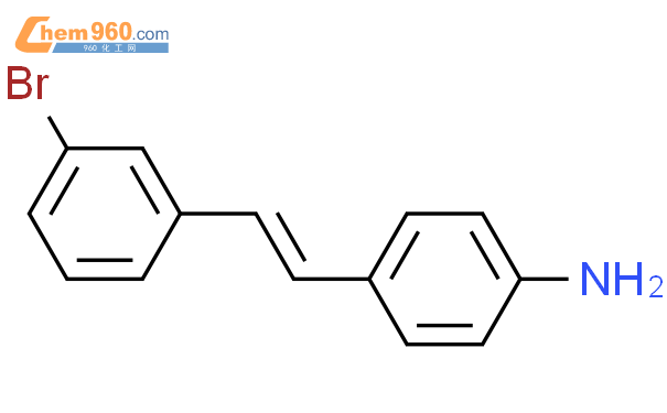 7322 50 1 Benzenamine 4 1E 2 3 bromophenyl ethenyl 化学式结构式分子式