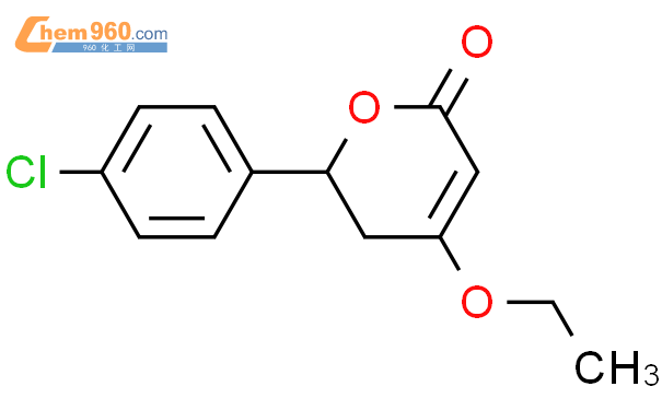 733010 43 0 2H Pyran 2 One 6 4 Chlorophenyl 4 Ethoxy 5 6 Dihydro