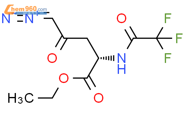 73494 04 9 L NORVALINE 5 DIAZO 4 OXO N TRIFLUOROACETYL ETHYL