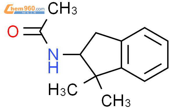 74413 66 4 ACETAMIDE N 2 3 DIHYDRO 1 1 DIMETHYL 1H INDEN 2 YL 化学式结构