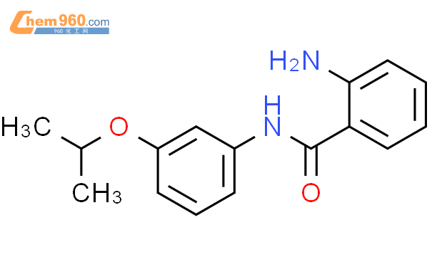 74699 48 2 Benzamide 2 amino N 3 1 methylethoxy phenyl CAS号 74699