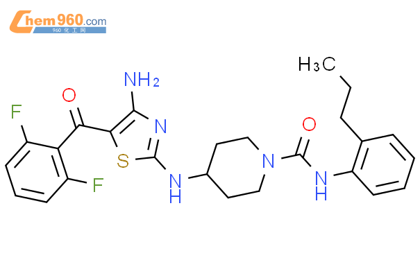 Piperidinecarboxamide Amino Difluorobenzoyl